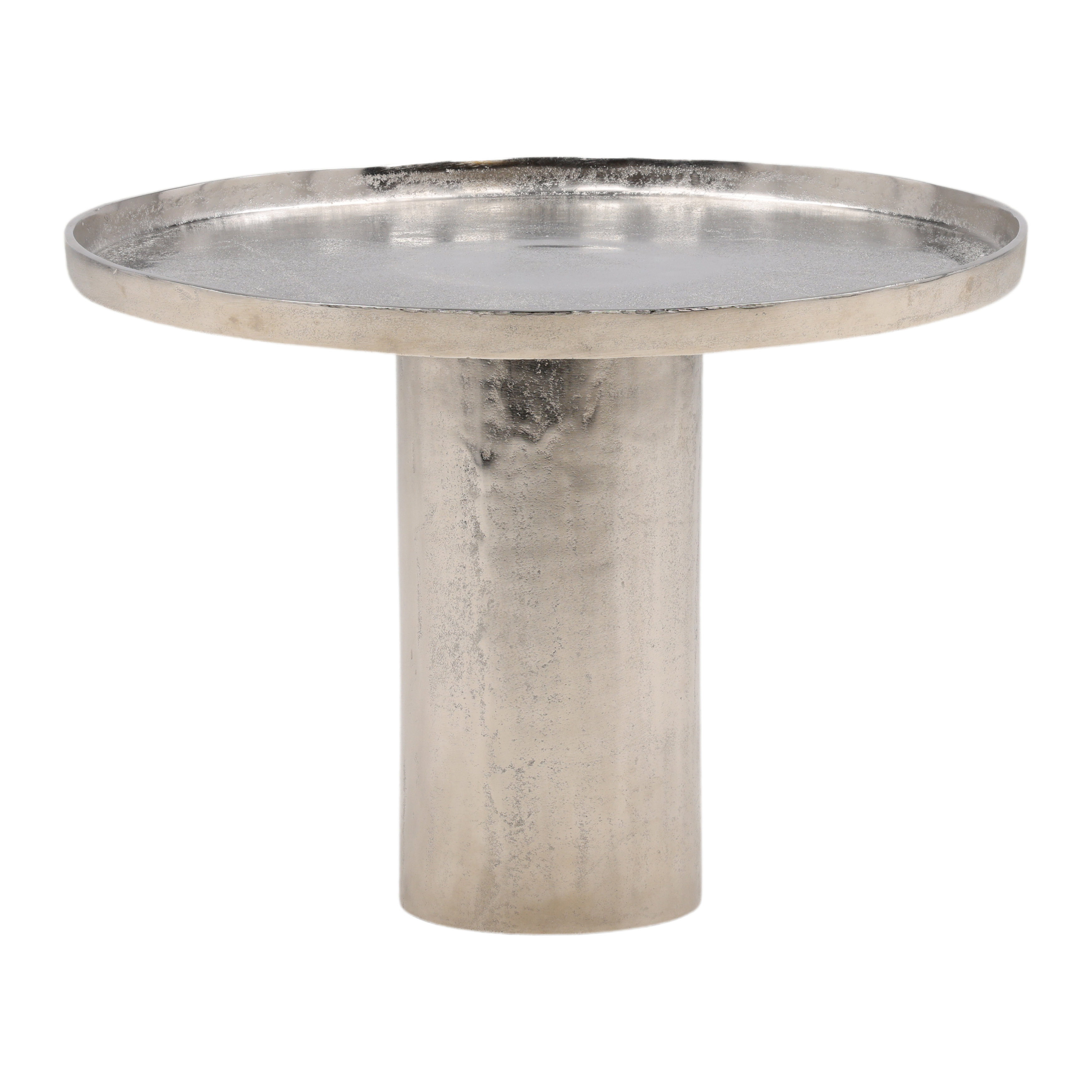 17 Stories Uriel Aluminum Coffee Table, Silver Wayfair